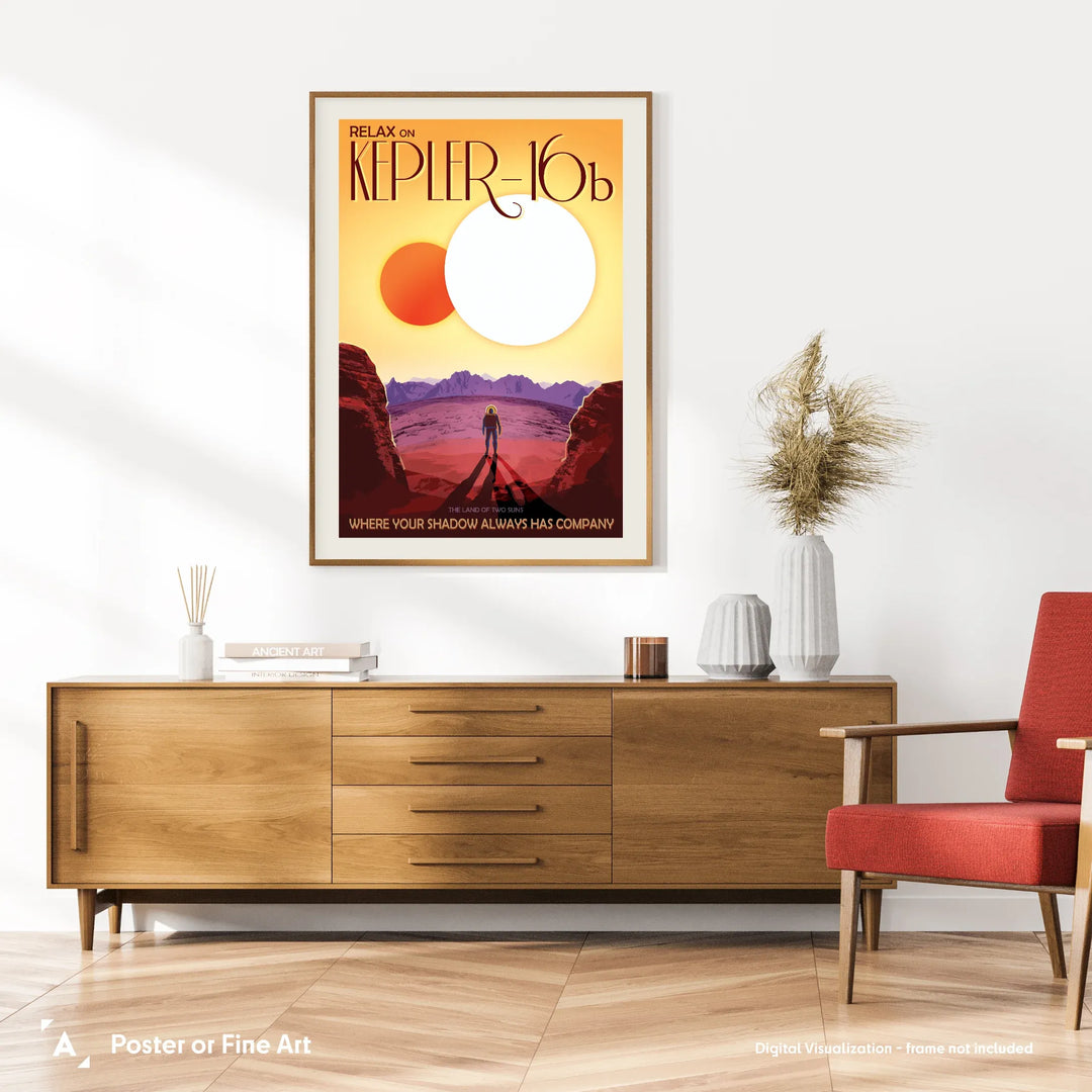 Kepler-16b: NASA Visions of the Future Poster
