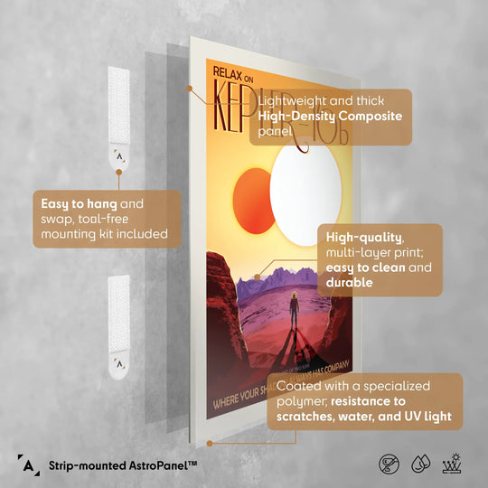 Kepler-16b: NASA Visions of the Future Poster