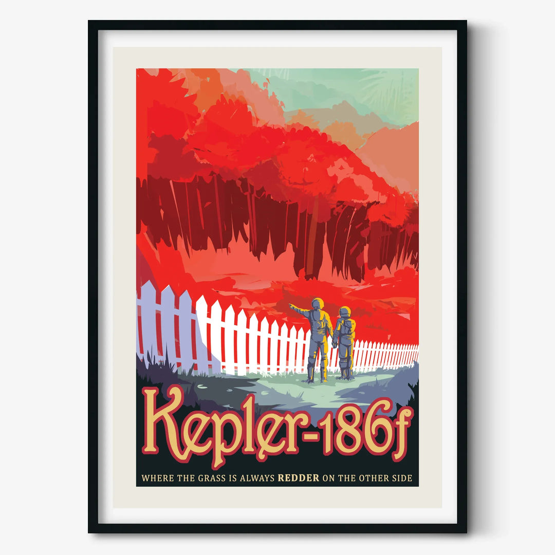 Kepler-186f: NASA Visions of the Future Poster