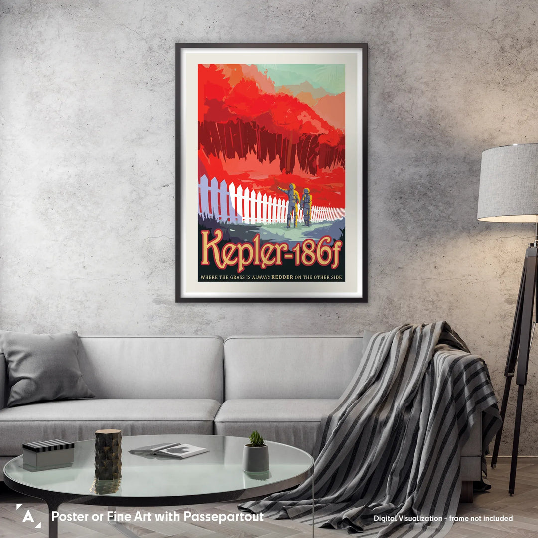 Kepler-186f: NASA Visions of the Future Poster