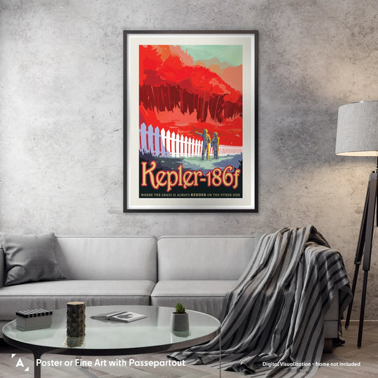 Kepler-186f: NASA Visions of the Future Poster