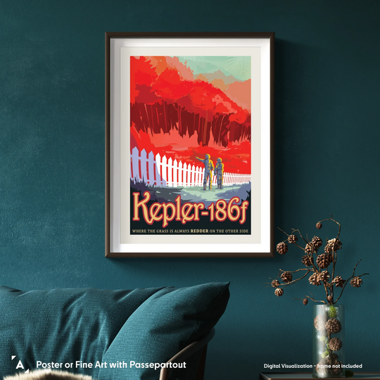 Kepler-186f: NASA Visions of the Future Poster