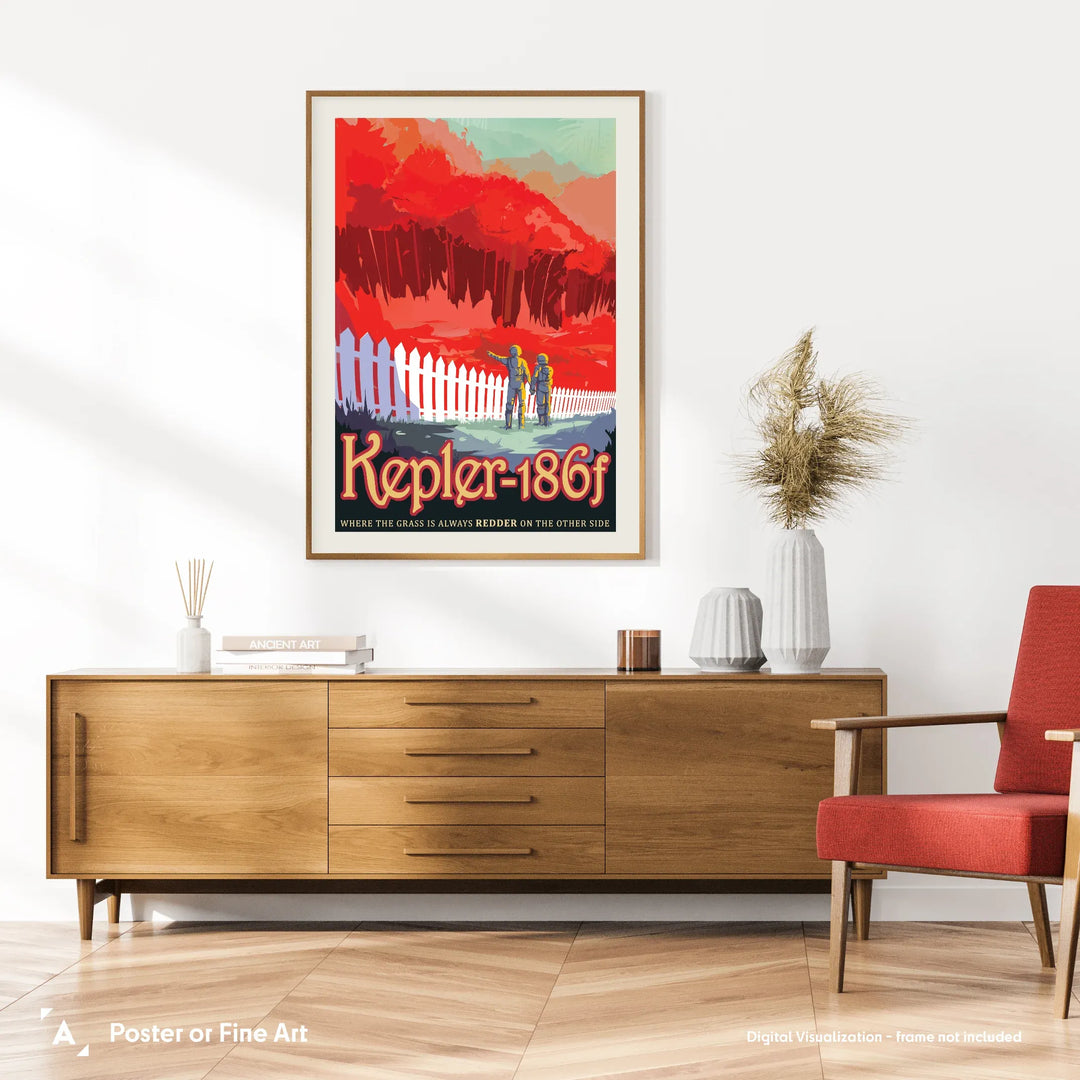 Kepler-186f: NASA Visions of the Future Poster
