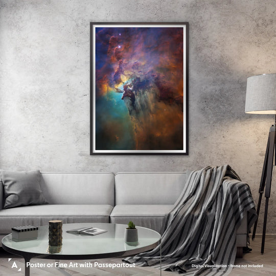 The Lagoon Nebula (M8) Poster