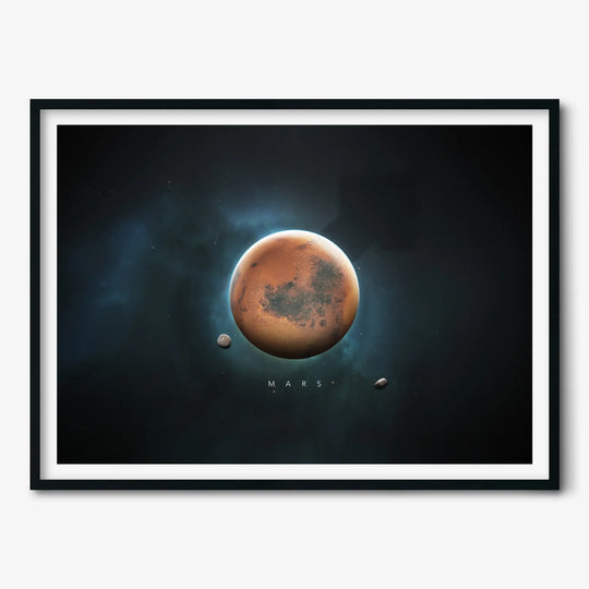 A Portrait of the Solar System: Mars Poster