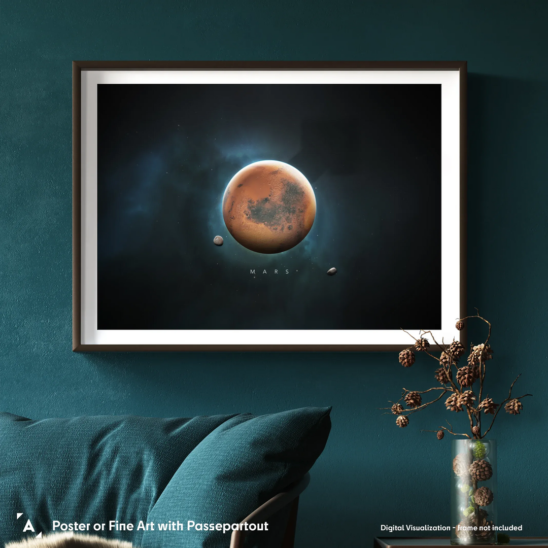 A Portrait of the Solar System: Mars Poster