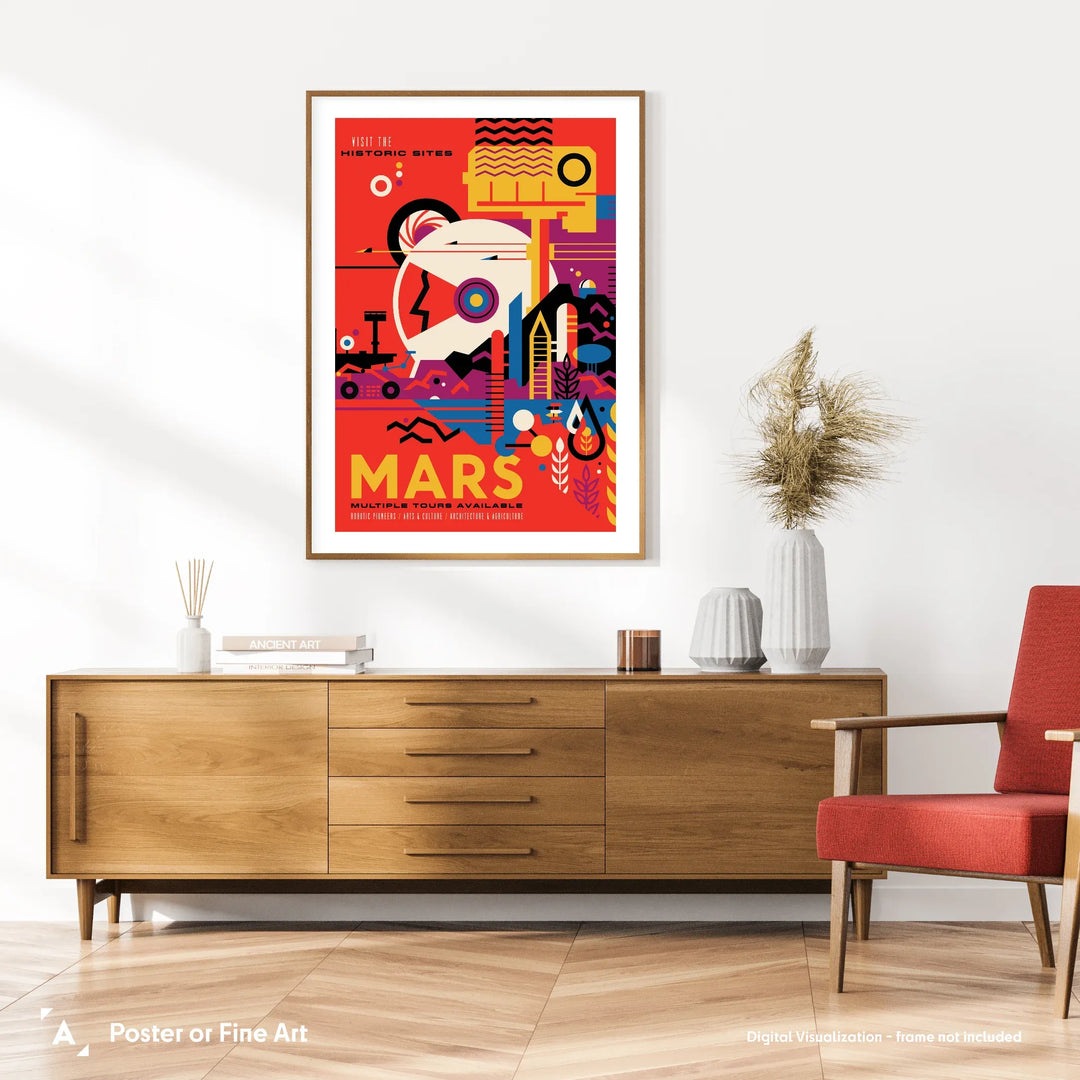 Mars: NASA Visions of the Future Poster