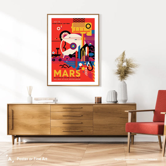 Mars: NASA Visions of the Future Poster