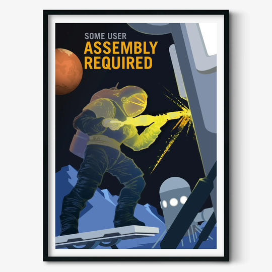 NASA Mars Recruitment Poster: Assembly Required