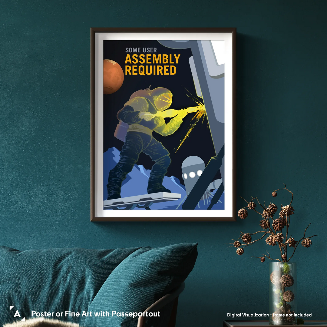 NASA Mars Recruitment Poster: Assembly Required