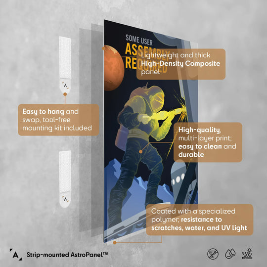 NASA Mars Recruitment Poster: Assembly Required