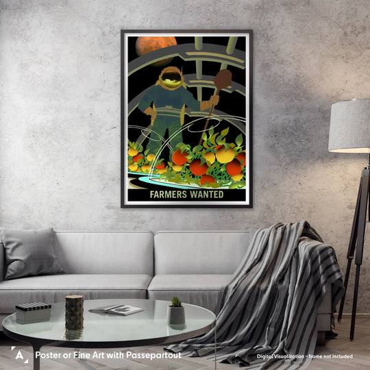 NASA Mars Recruitment Poster: Farmers Wanted