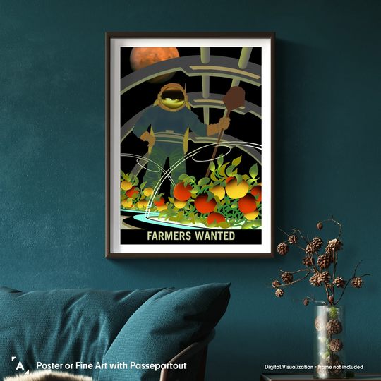 NASA Mars Recruitment Poster: Farmers Wanted