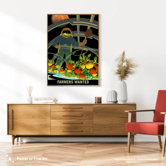 NASA Mars Recruitment Poster: Farmers Wanted