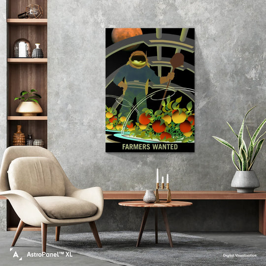 NASA Mars Recruitment Poster: Farmers Wanted