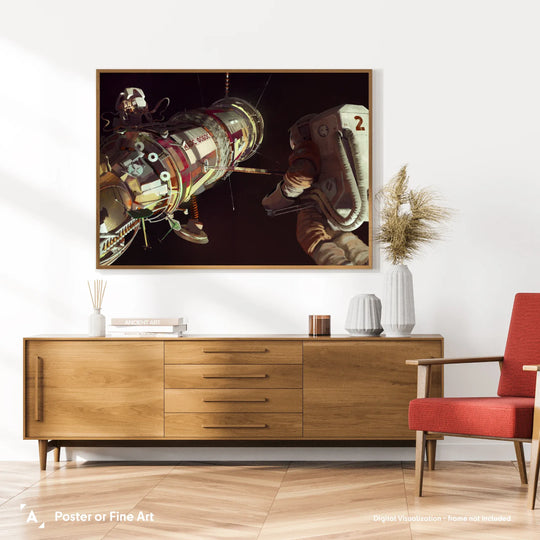 Maciej Rebisz: Mars-Phobos Spacecraft Poster