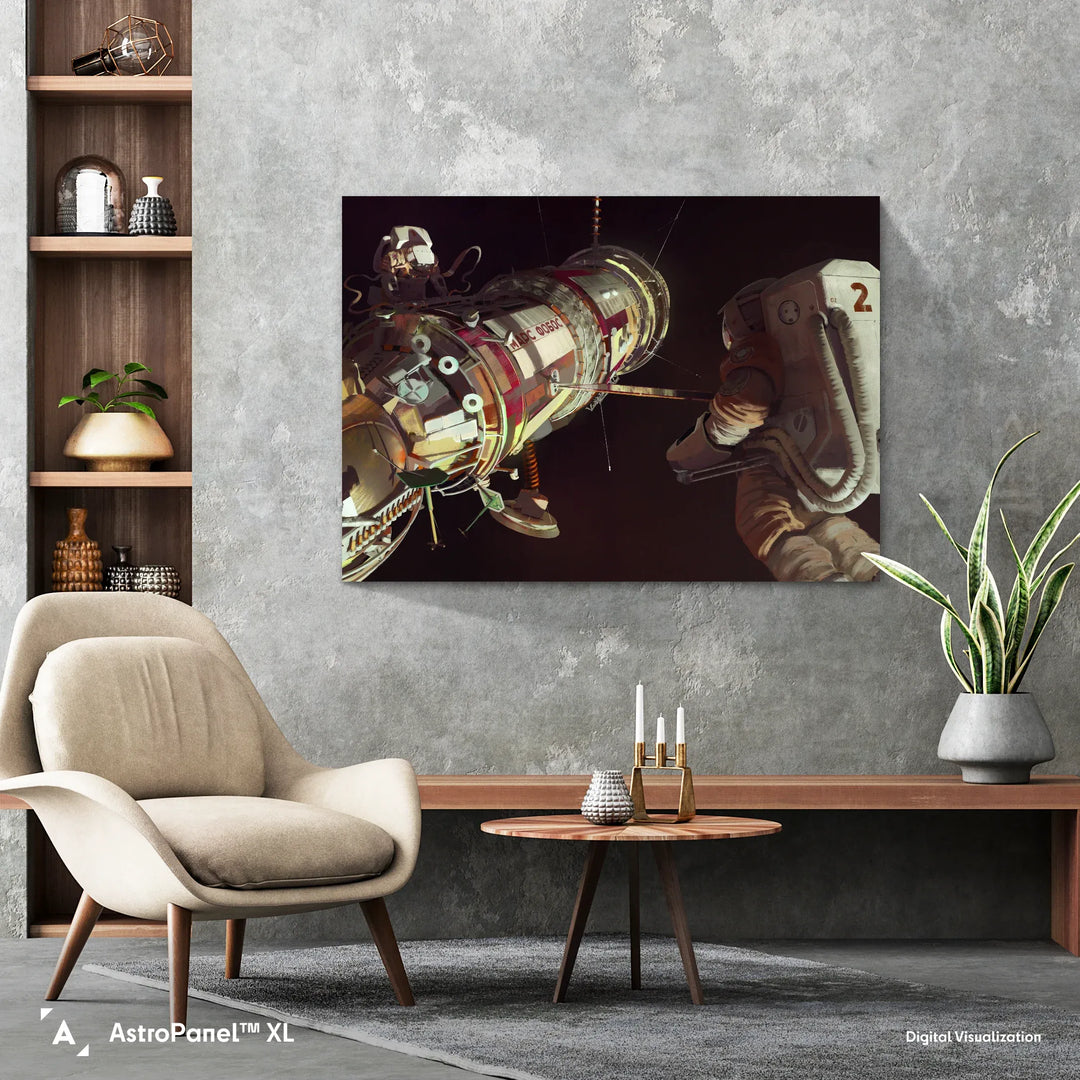 Maciej Rebisz: Mars-Phobos Spacecraft Poster