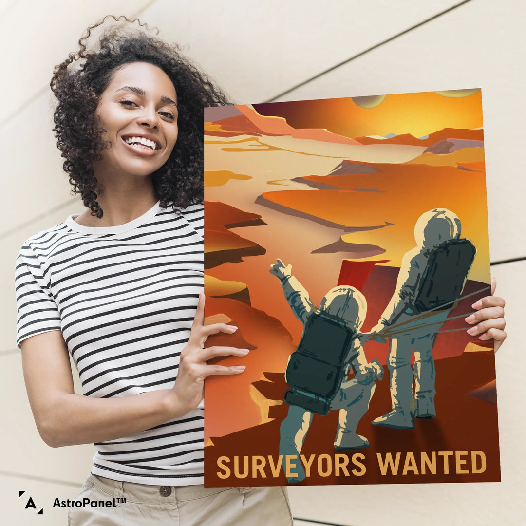 NASA Mars Recruitment Poster: Surveyors Wanted