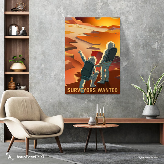 NASA Mars Recruitment Poster: Surveyors Wanted