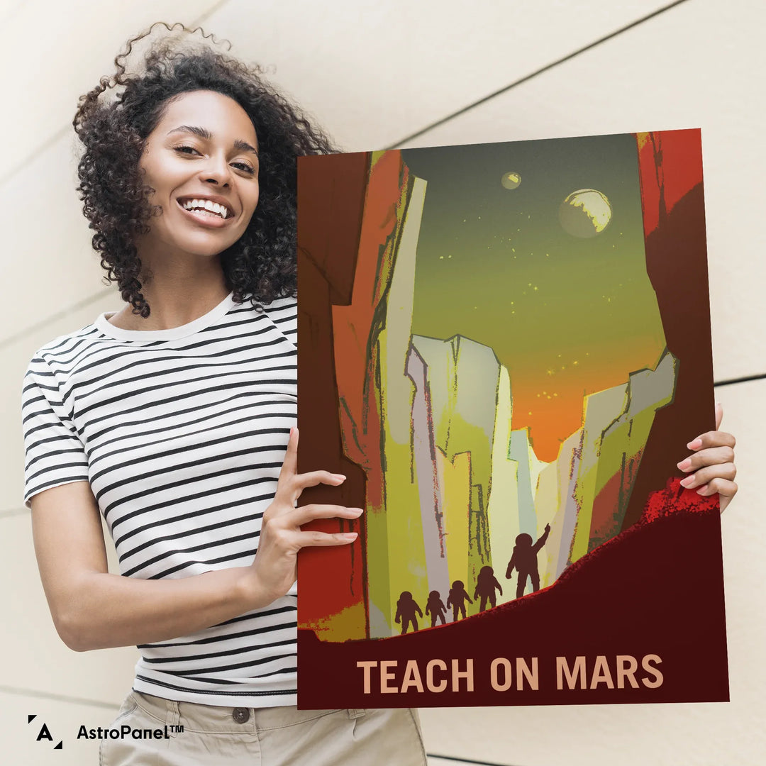 NASA Mars Recruitment Poster: Teach on Mars