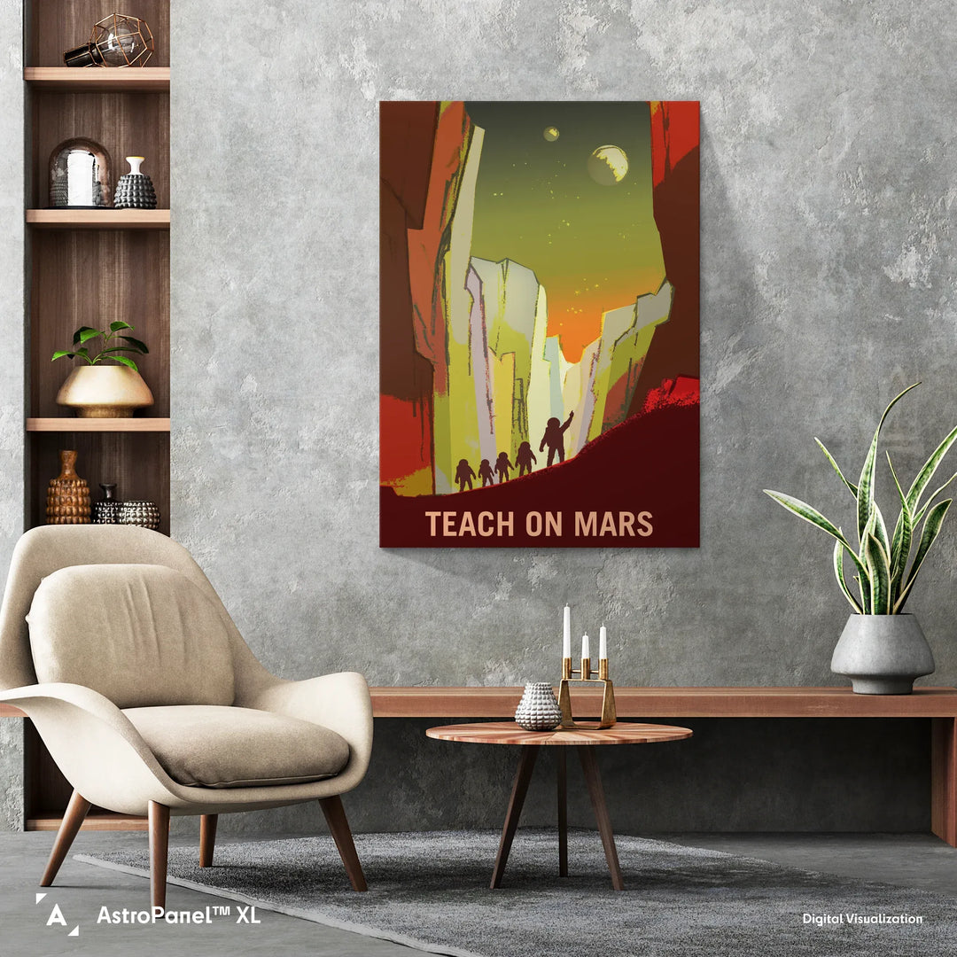 NASA Mars Recruitment Poster: Teach on Mars