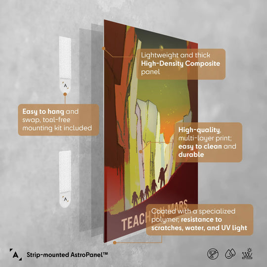 NASA Mars Recruitment Poster: Teach on Mars