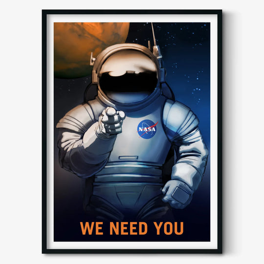 NASA Mars Recruitment Poster: We Need You!