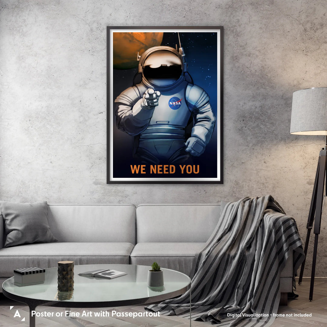 NASA Mars Recruitment Poster: We Need You!
