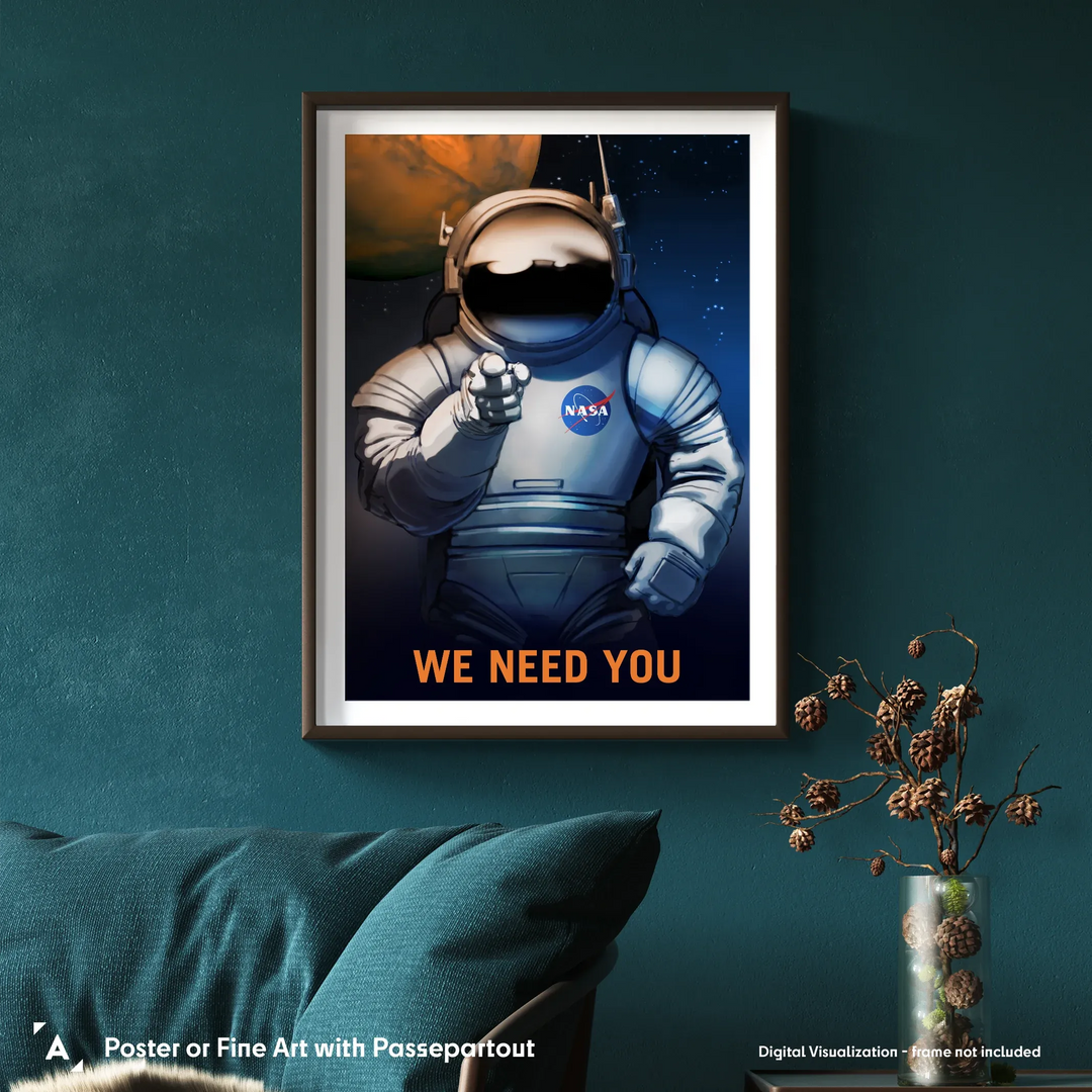 NASA Mars Recruitment Poster: We Need You!