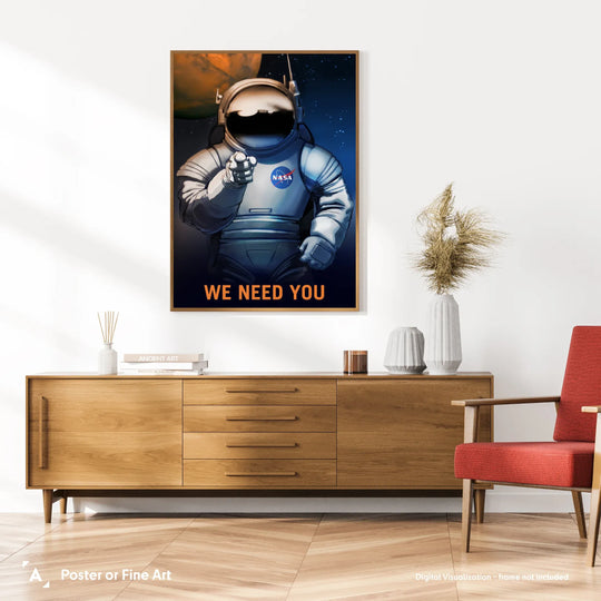 NASA Mars Recruitment Poster: We Need You!
