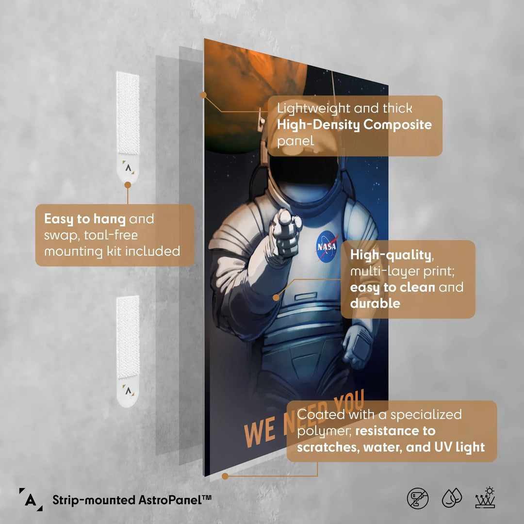 NASA Mars Recruitment Poster: We Need You!