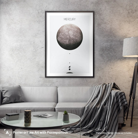 Solar System Light: Mercury Poster