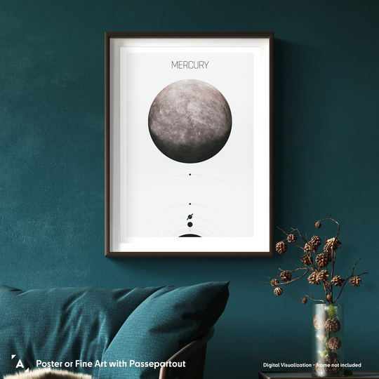 Solar System Light: Mercury Poster