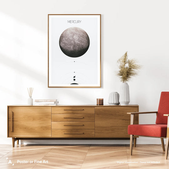 Solar System Light: Mercury Poster