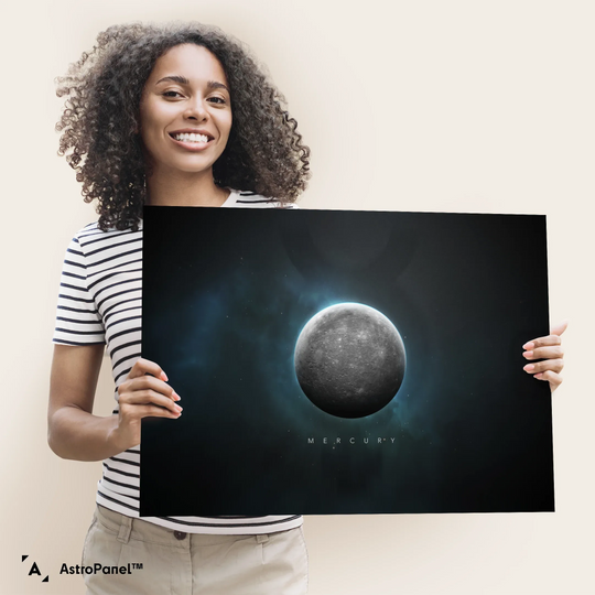 A Portrait of the Solar System: Mercury Poster