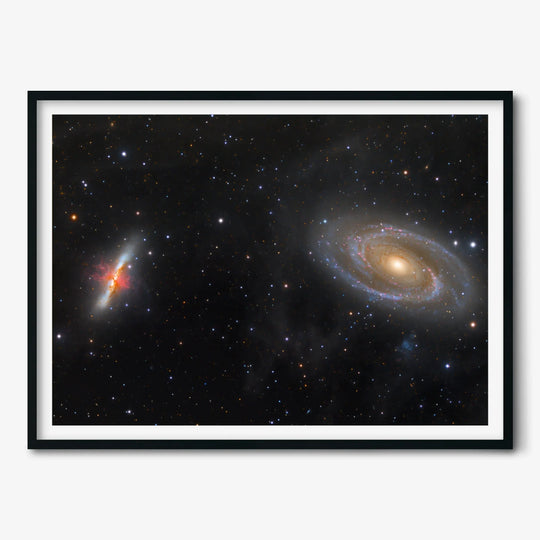 Bogdan Jarzyna: Messier 81 & 82 in Ursa Major Poster