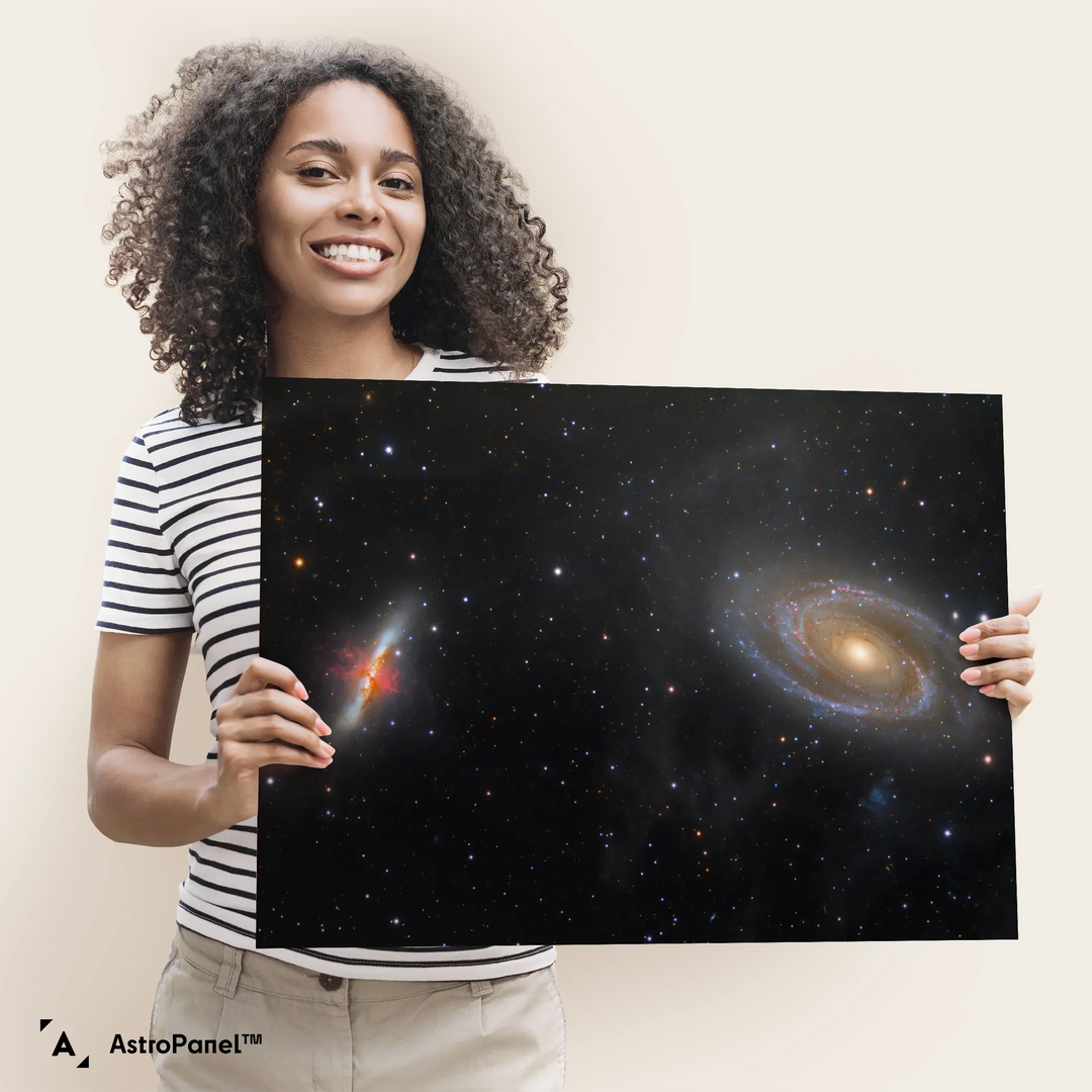 Bogdan Jarzyna: Messier 81 & 82 in Ursa Major Poster