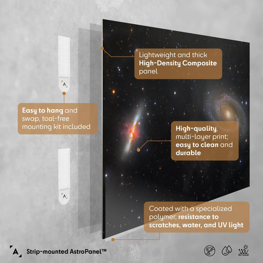 Bogdan Jarzyna: Messier 81 & 82 in Ursa Major Poster