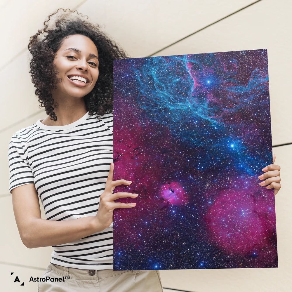 Michael Sidonio: Blue Tendrils in Vela Poster