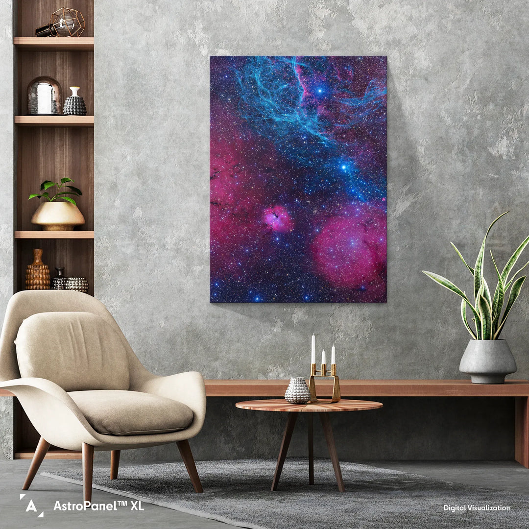 Michael Sidonio: Blue Tendrils in Vela Poster