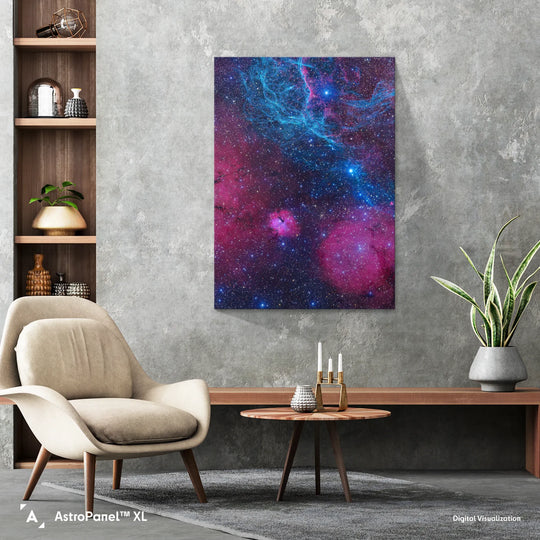 Michael Sidonio: Blue Tendrils in Vela Poster