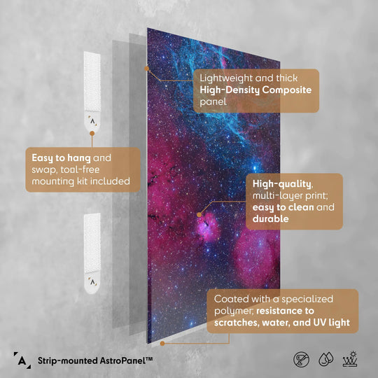 Michael Sidonio: Blue Tendrils in Vela Poster