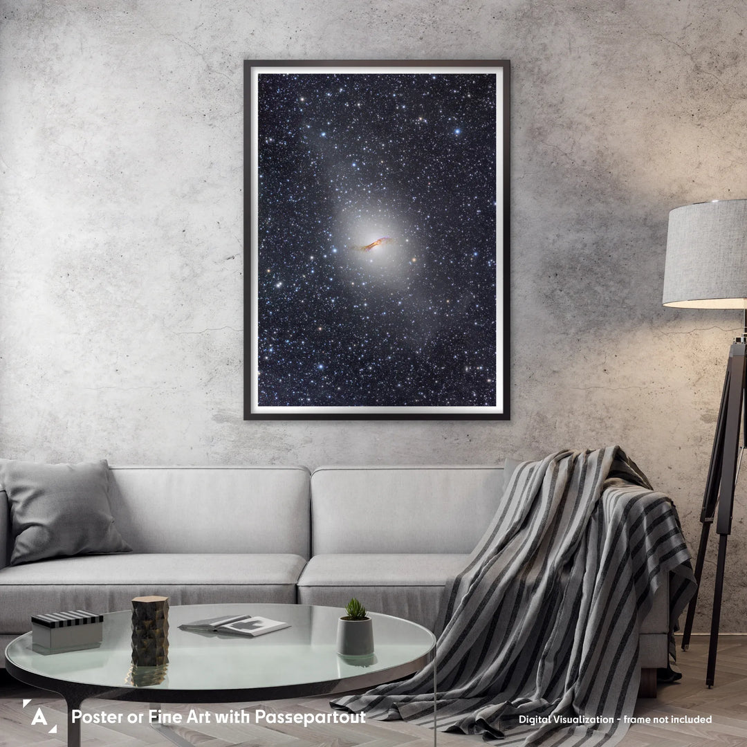 Michael Sidonio: Centaurus A Deep Field (NGC 5128) Poster