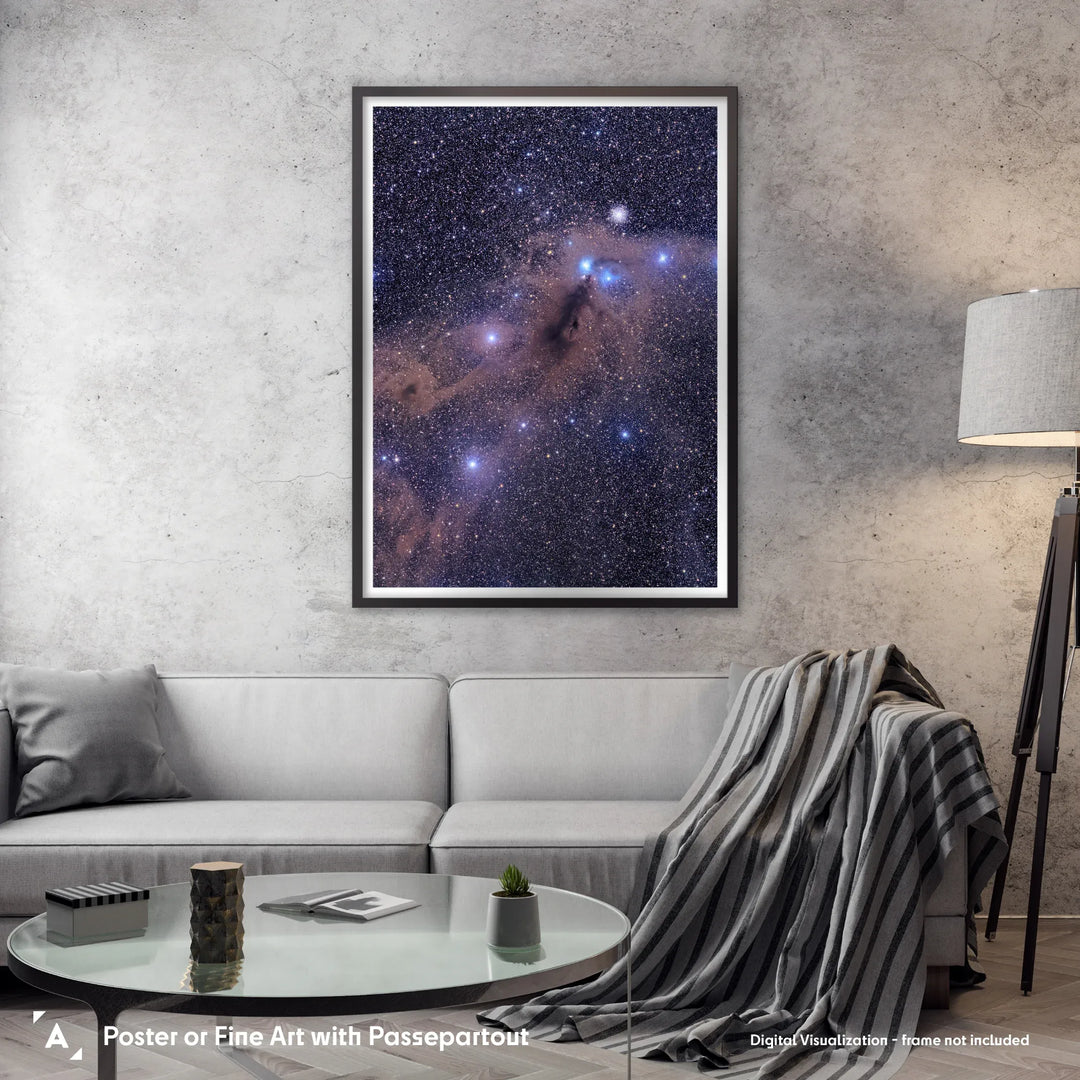 Michael Sidonio: Corona Australis Dust Cloud Poster