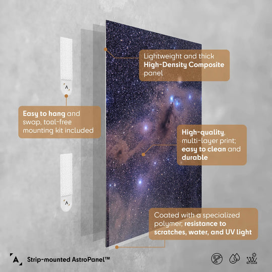 Michael Sidonio: Corona Australis Dust Cloud Poster