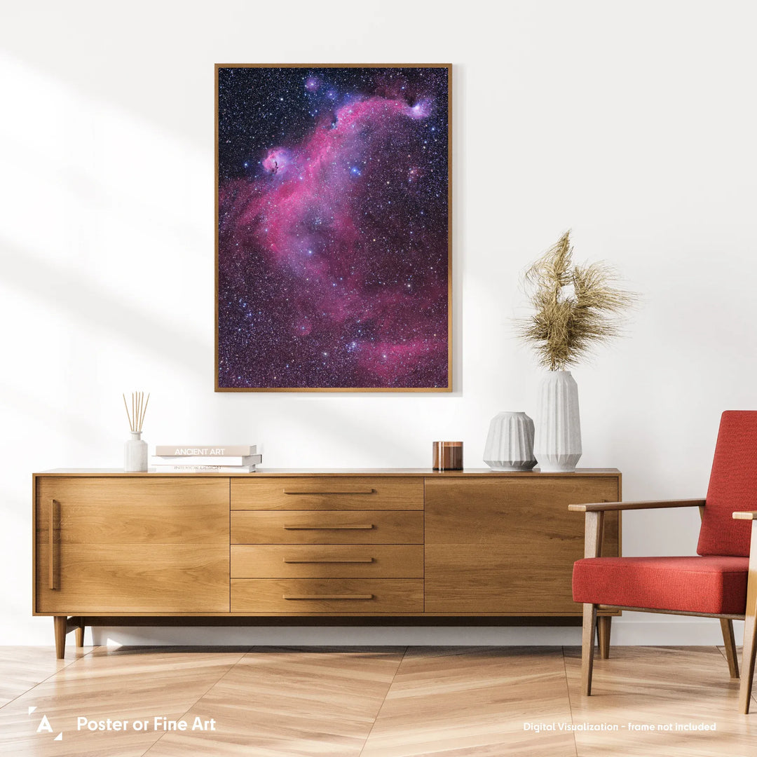 Michael Sidonio: The Seagull Nebula (IC2177) Poster