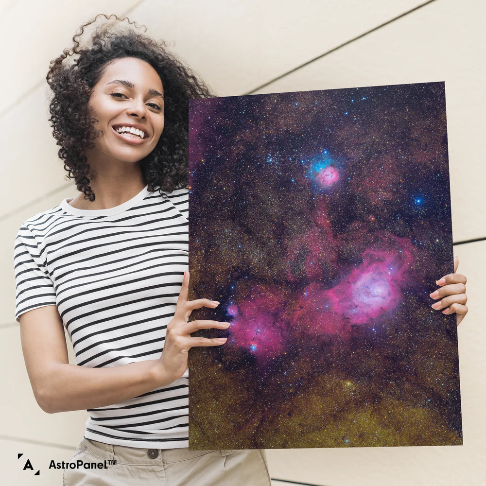Michael Sidonio: Sagittarius Trio (M20 M8 NGC 6559) Poster