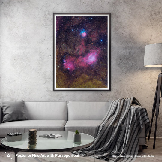 Michael Sidonio: Sagittarius Trio (M20 M8 NGC 6559) Poster