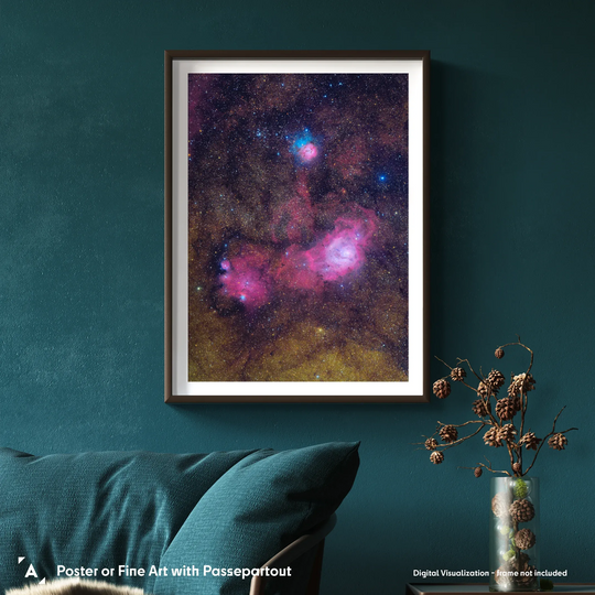 Michael Sidonio: Sagittarius Trio (M20 M8 NGC 6559) Poster