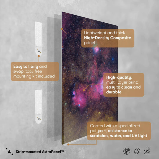 Michael Sidonio: Sagittarius Trio (M20 M8 NGC 6559) Poster